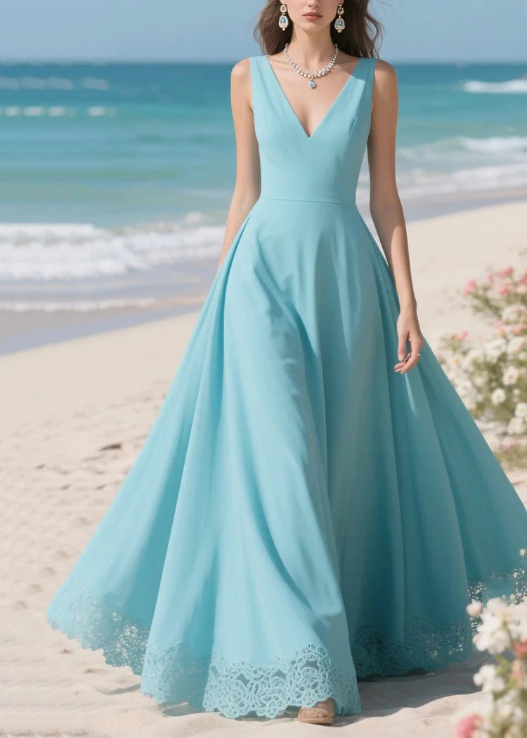 Avalinea - Patchwork Chiffon Dresses