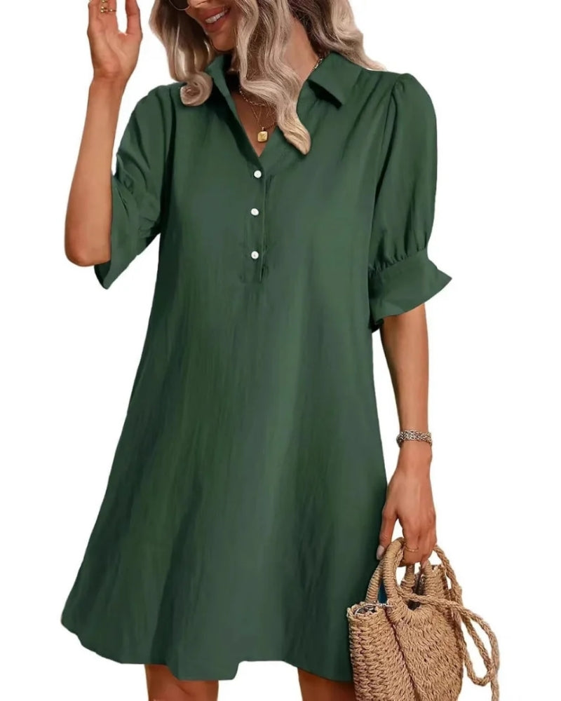 Franchesa - Casual Elegant Midi Dress