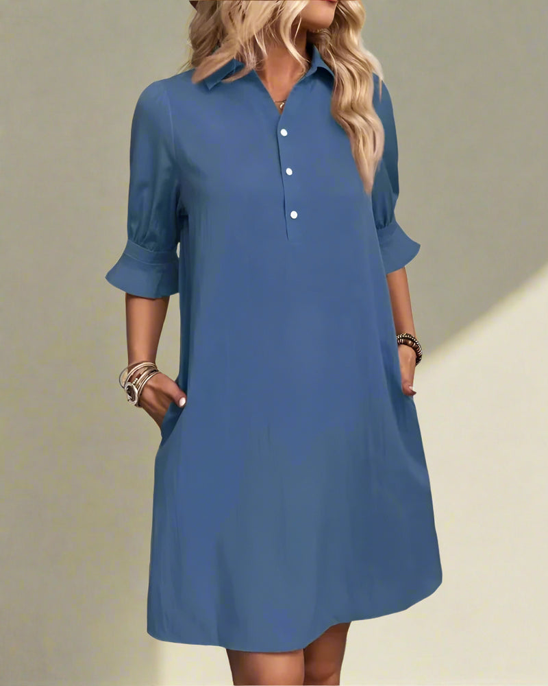 Franchesa - Casual Elegant Midi Dress