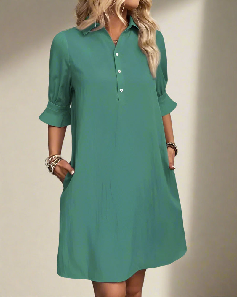 Franchesa - Casual Elegant Midi Dress