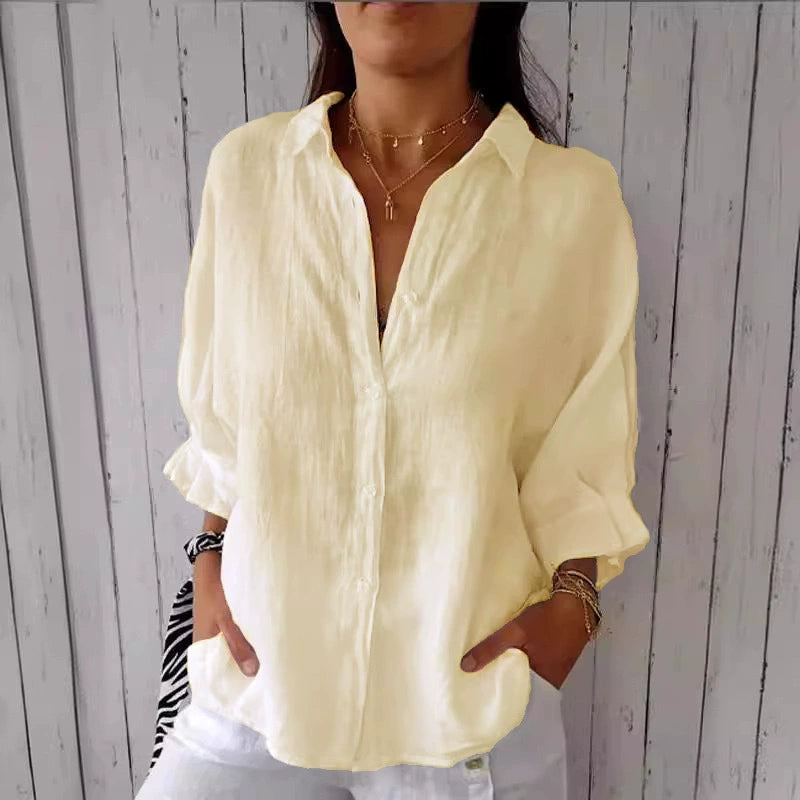 Lucy - Linen Back Design Top