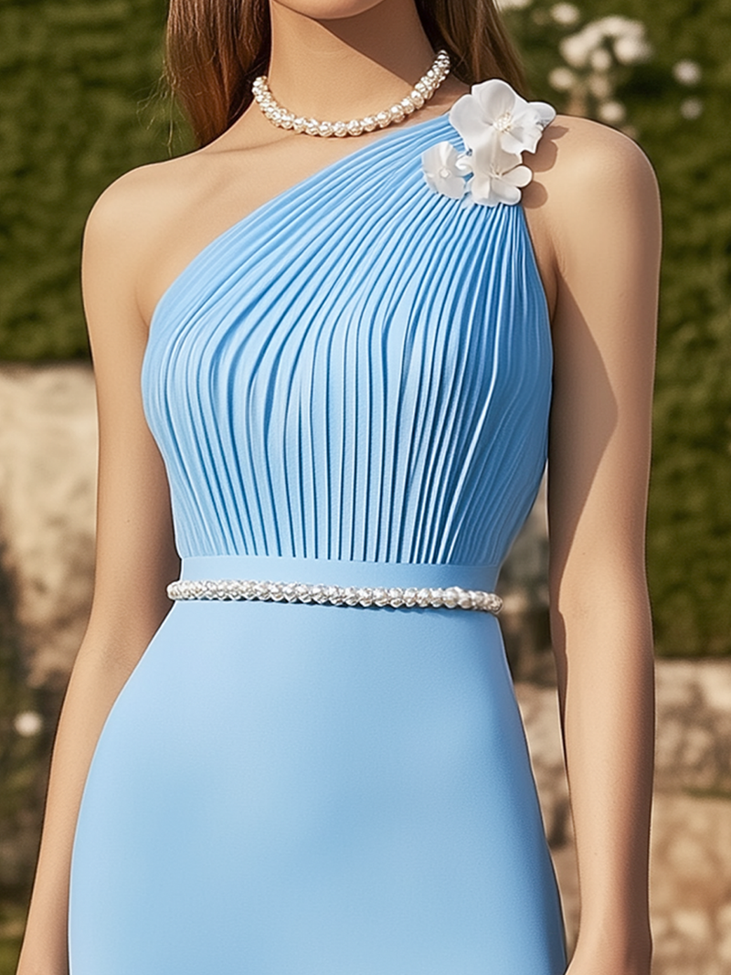 Tracy - Flower Detail Midi Dress