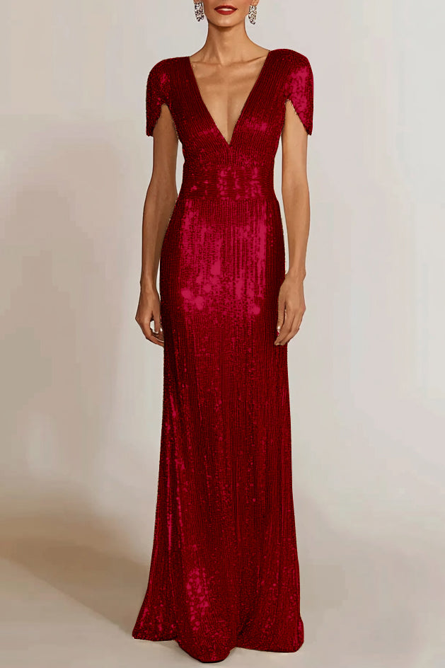 Elyin - Party Sequin Maxi Dress