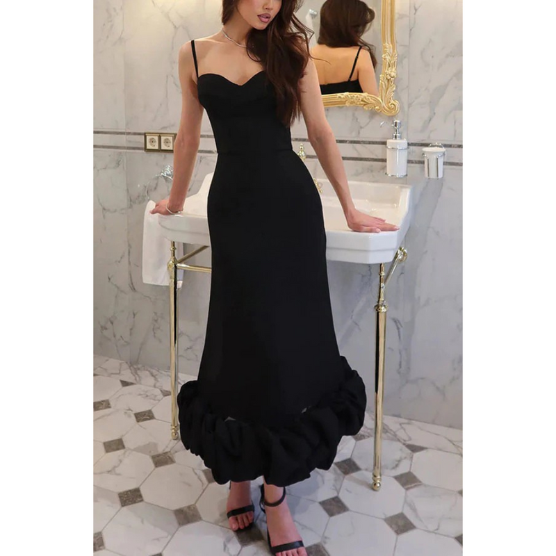 Claudia - Romantic Ruched Slip Dress