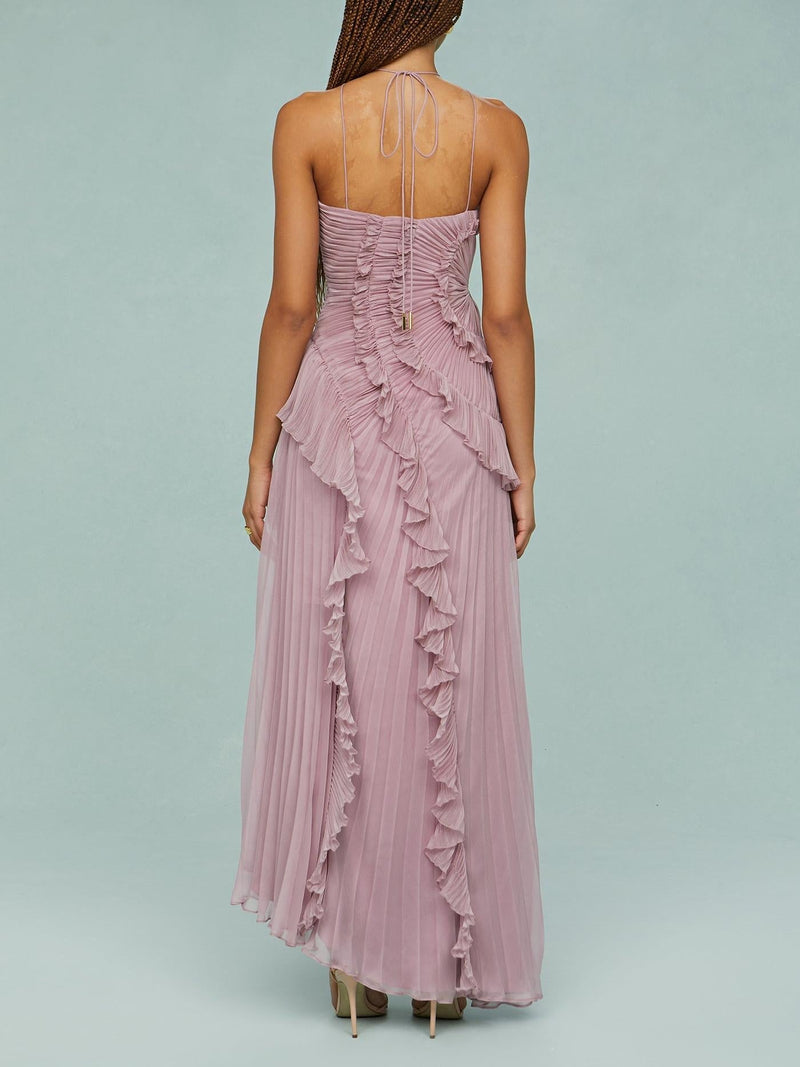 Marina – Ocean Whirlpool Maxi Dress