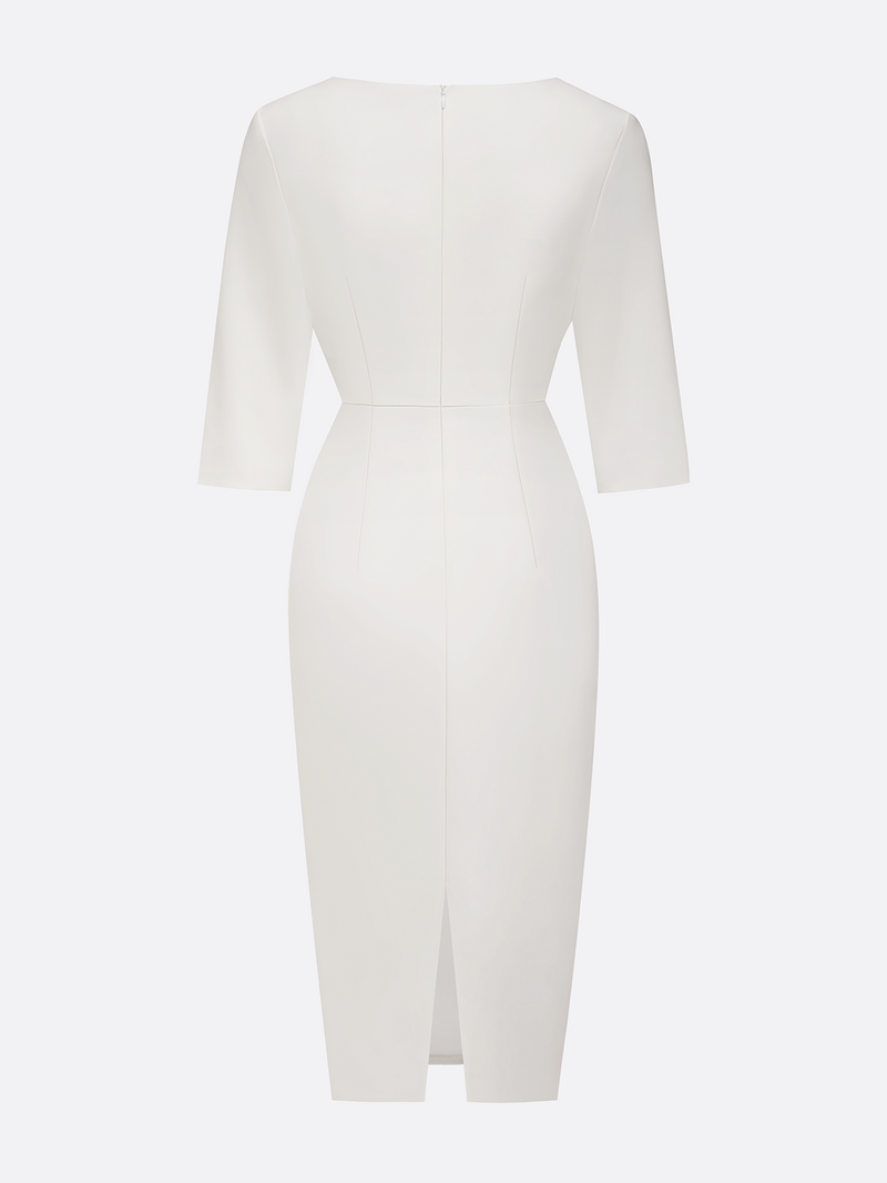 Perela - Classic Pearls Midi Dress