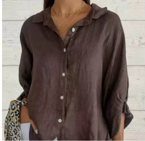 Lucy - Linen Back Design Top