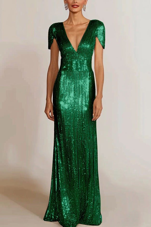 Elyin - Party Sequin Maxi Dress