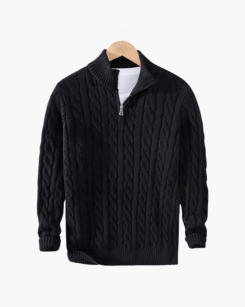Luther Old Money - Verbier Half Zip Sweater