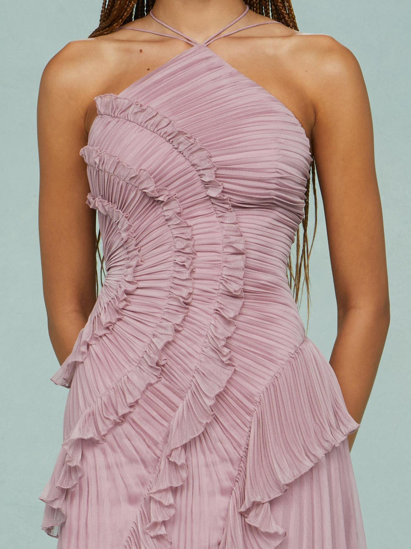Marina – Ocean Whirlpool Maxi Dress