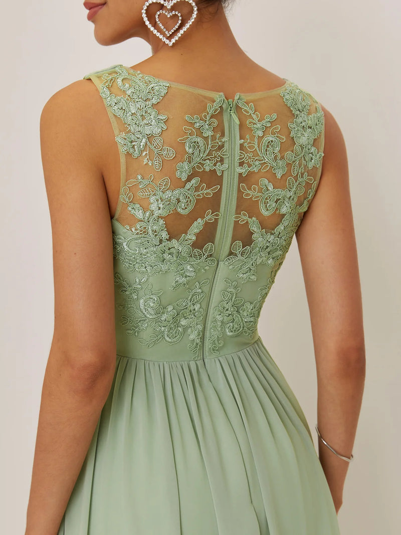 Idalia - Lace Ruched Elegant Dress