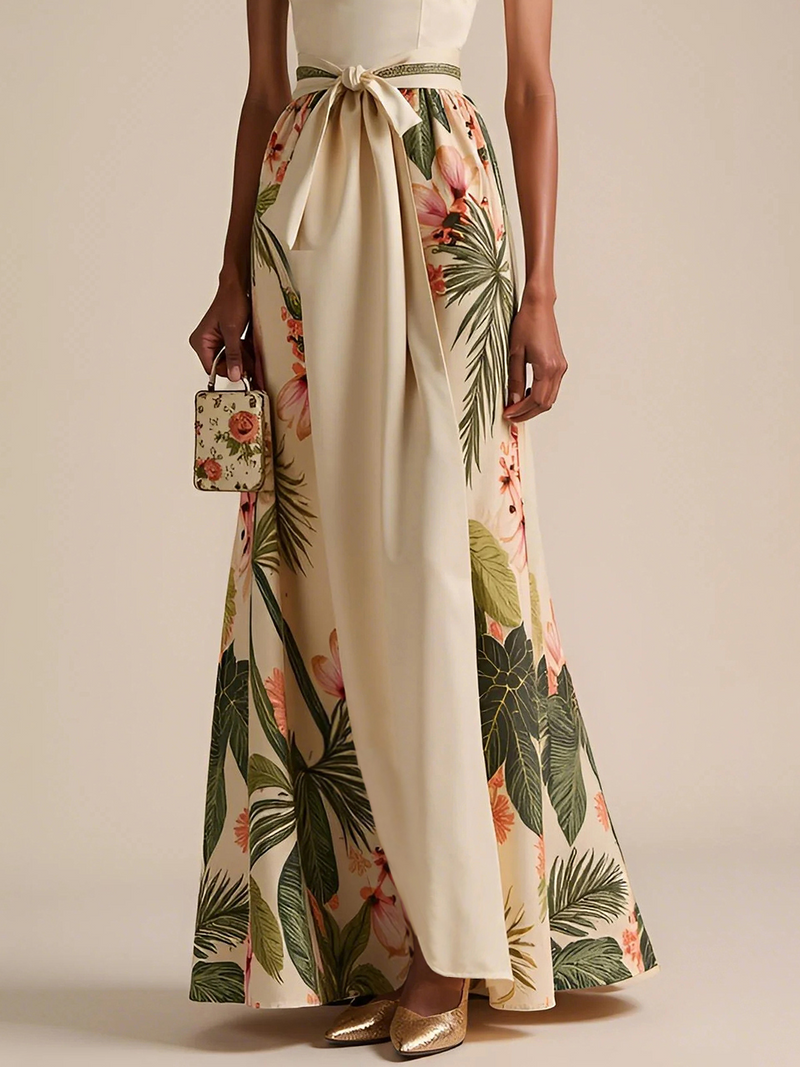 Tahlia - Bow Classic Floral Dress