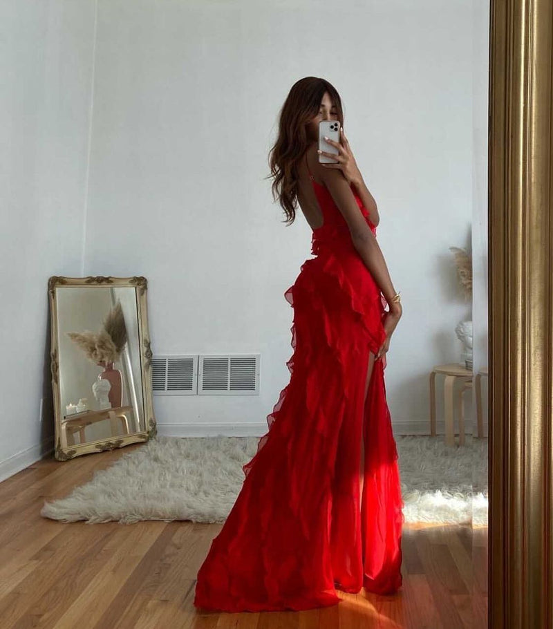 Sara - Ruffled Dress