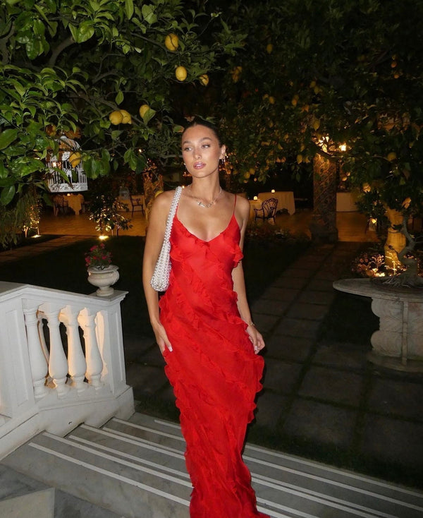 Sara - Ruffled Dress