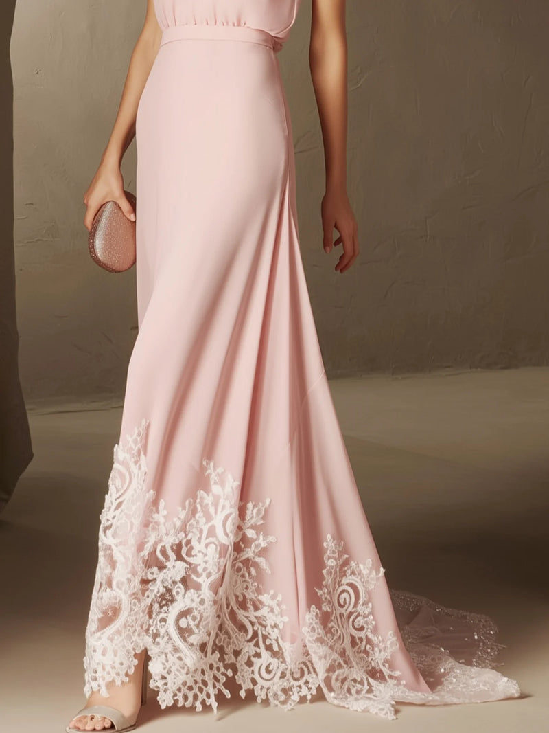 Vayala - Beaded Chiffon Maxi Dress