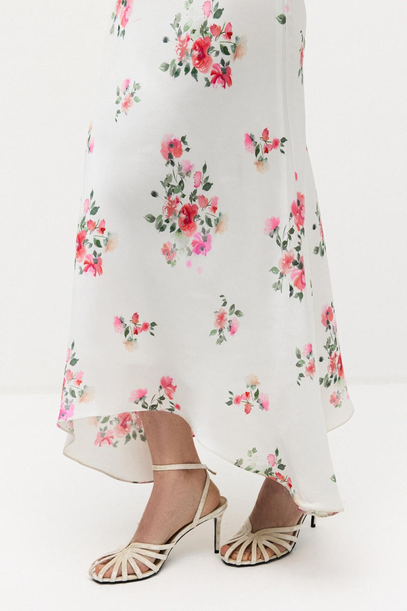 Rhea - Countryside Flower Maxi Dress
