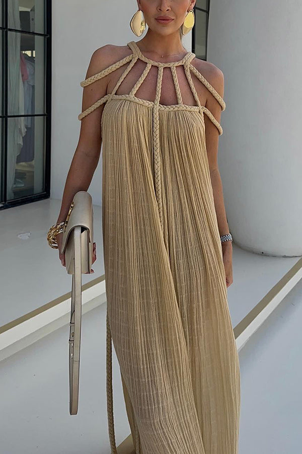 Teagan - Breezy Bohemian Linen Blend Dress