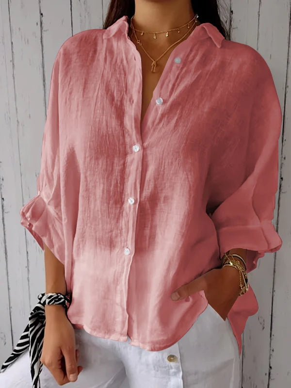 Lucy - Linen Back Design Top