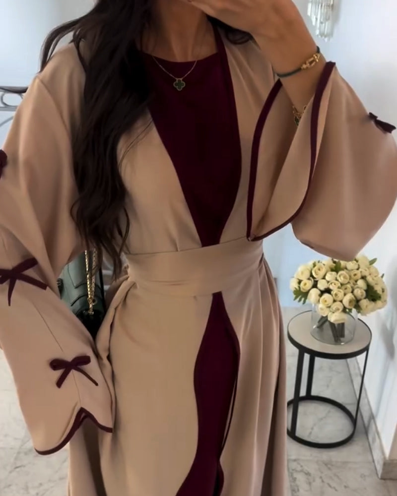 Cara - Elegant Bow Dress set
