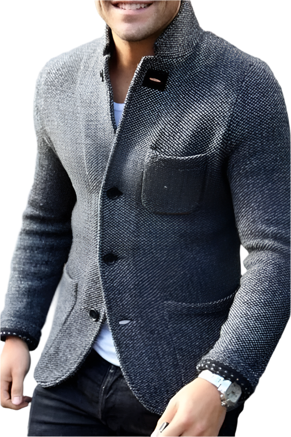 Prescott - Full Sleeves Button Coat