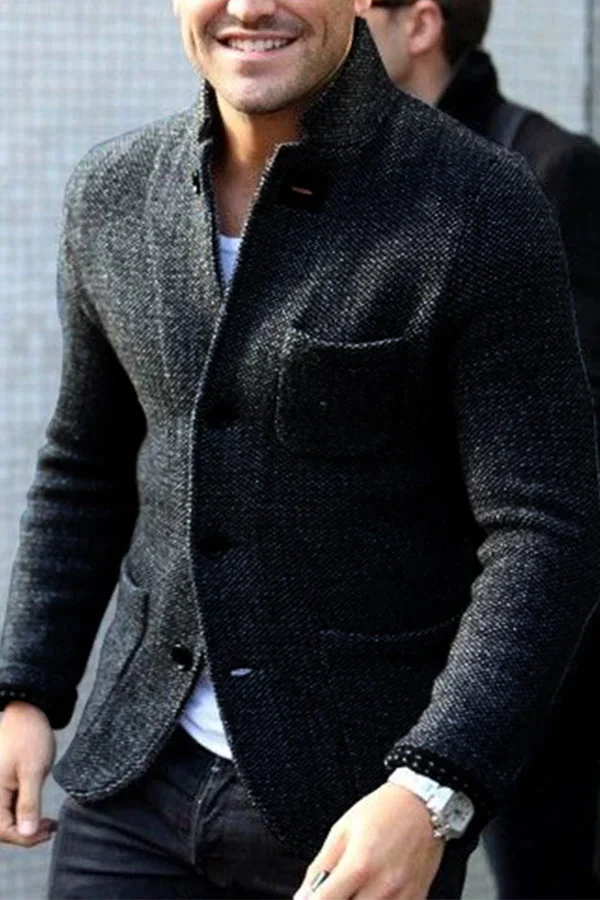 Prescott - Full Sleeves Button Coat