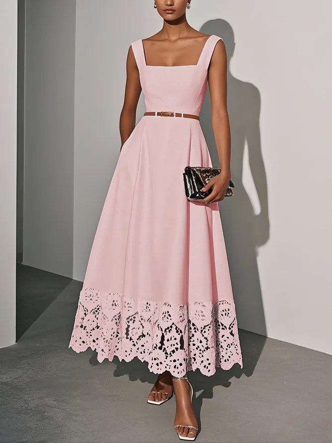 Carllota - Classic Lace Sleeveless Dress