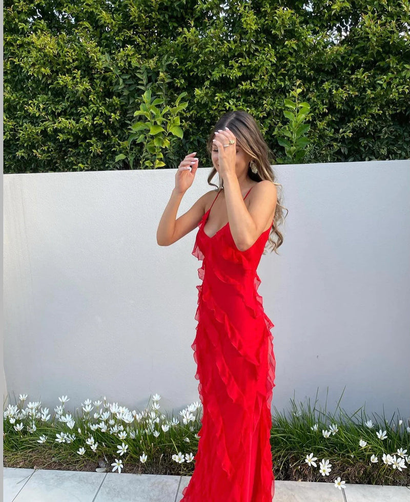 Sara - Ruffled Dress
