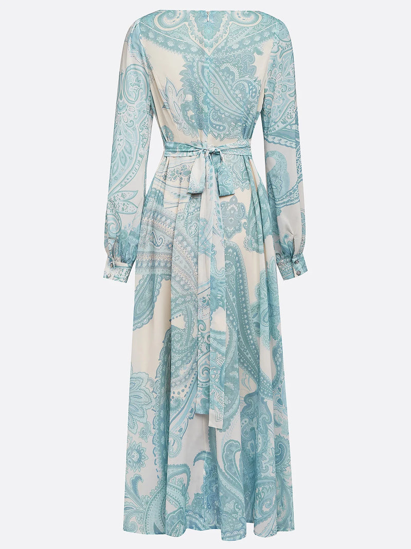 Solia - Floral Chiffon Maxi Dress