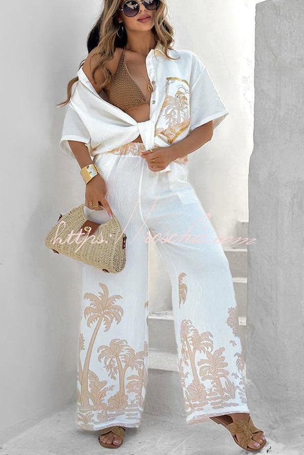 Naiomié - Coconut Linen Blend Bottom Set