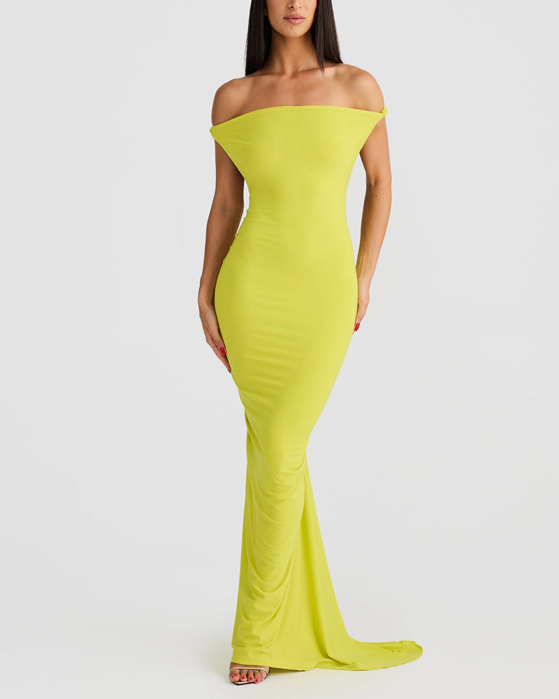 Valeria - Luxury Backless Woven Dress