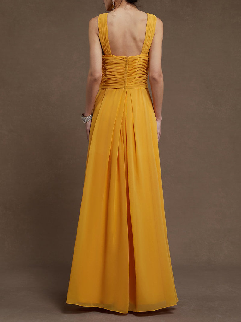 Solia - Luxe Pleated Maxi Dress