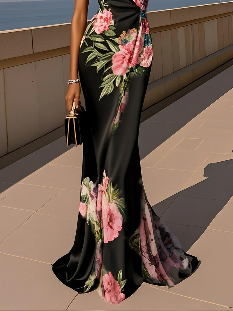 Analeia - Cross Floral Wrap Dress