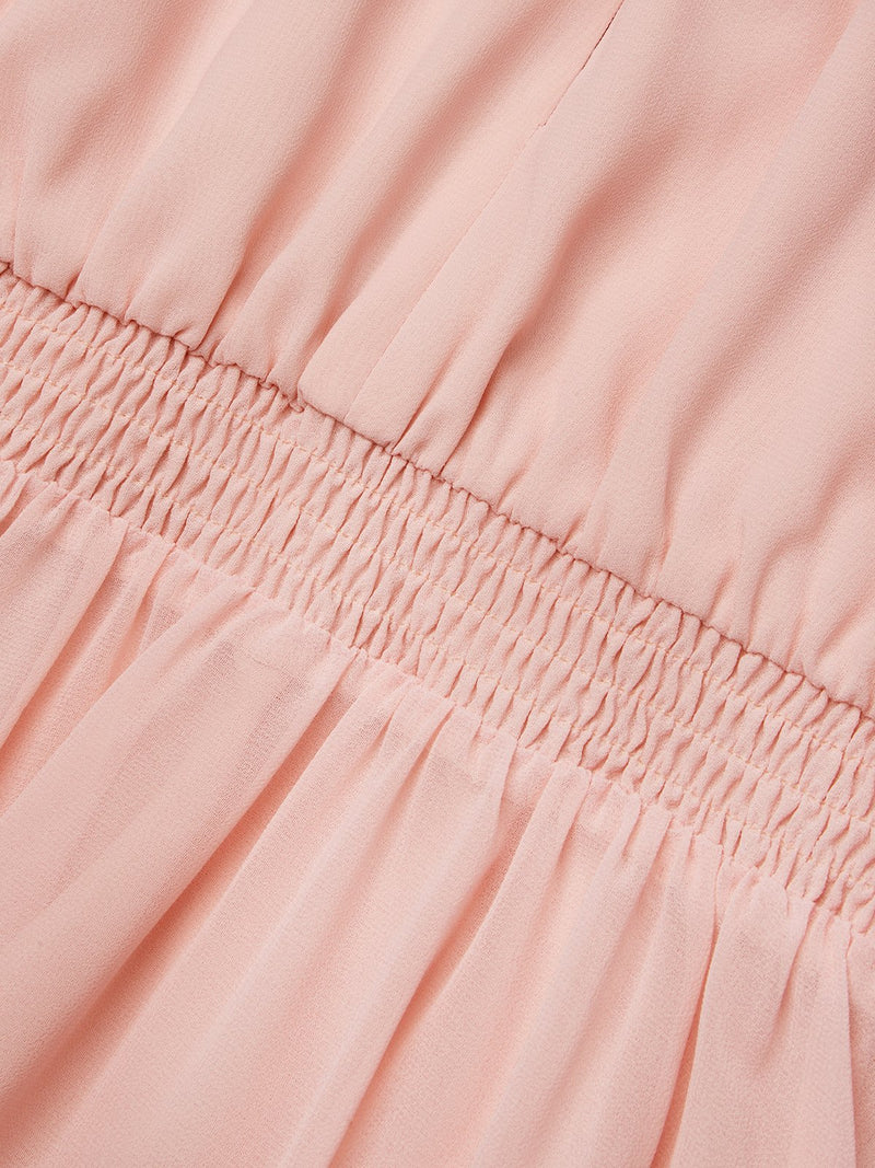Aarya - Scramble Chiffon Lotus Dress