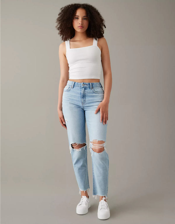 Aloria - Curvy Ripped Jeans