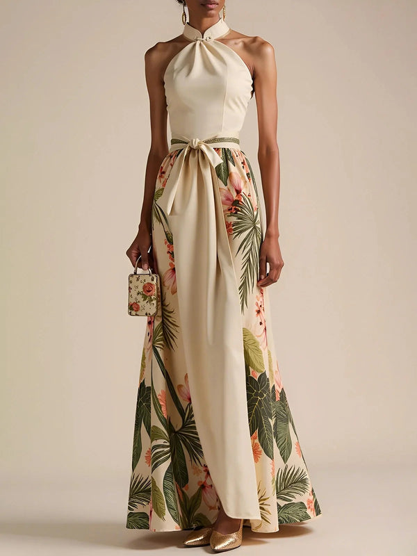 Avanie - Classic Bow Halter Dress