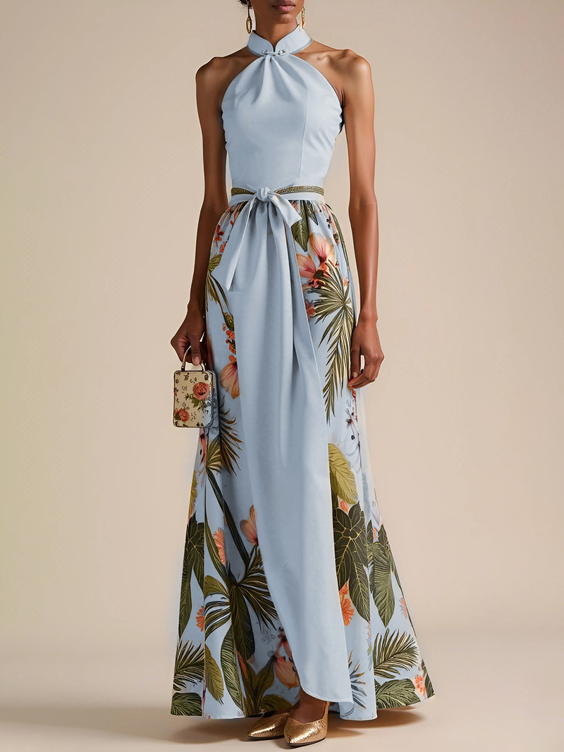 Avanie - Classic Bow Halter Dress