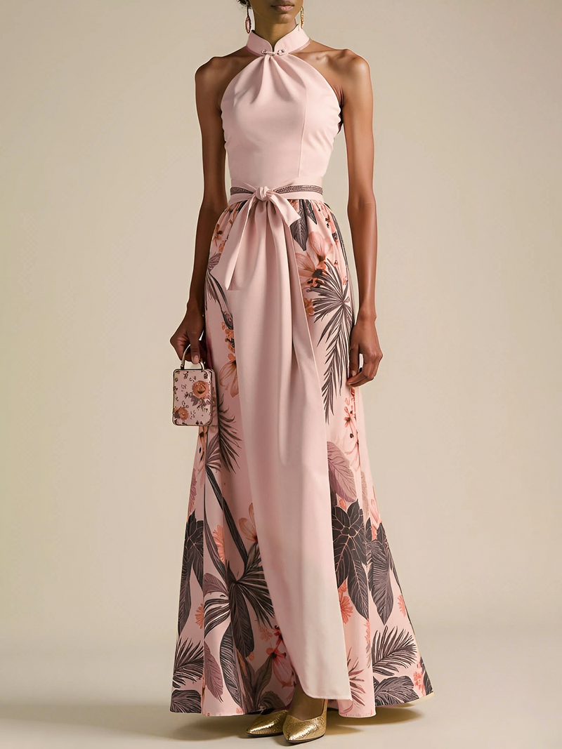 Avanie - Classic Bow Halter Dress