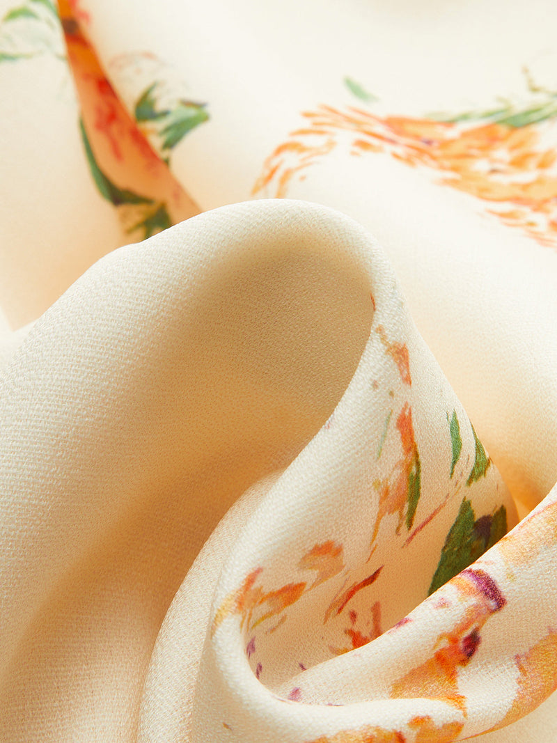 Freya - Floral Print Lace Dress