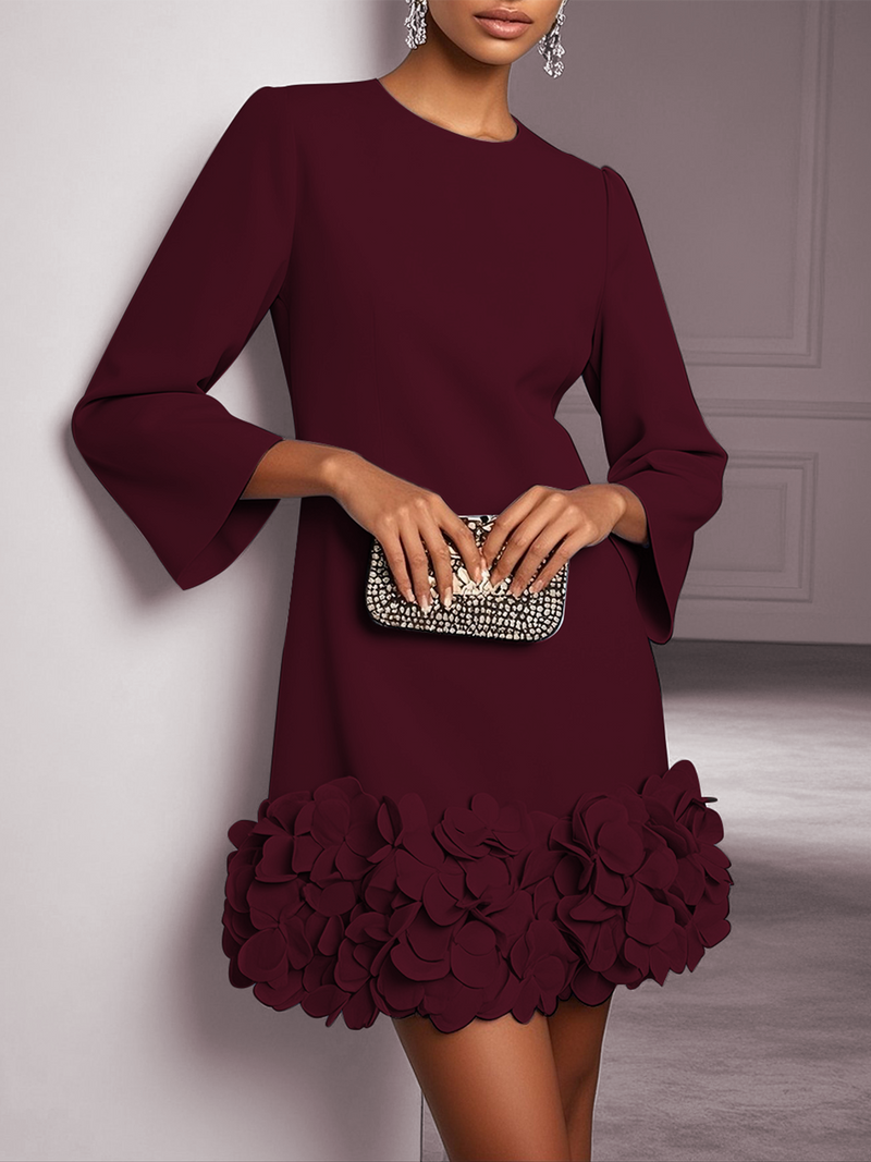 Bianca - Classic Floral Mini Dress