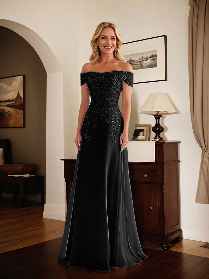 Eallise - Elegant Taupe Lace Dress