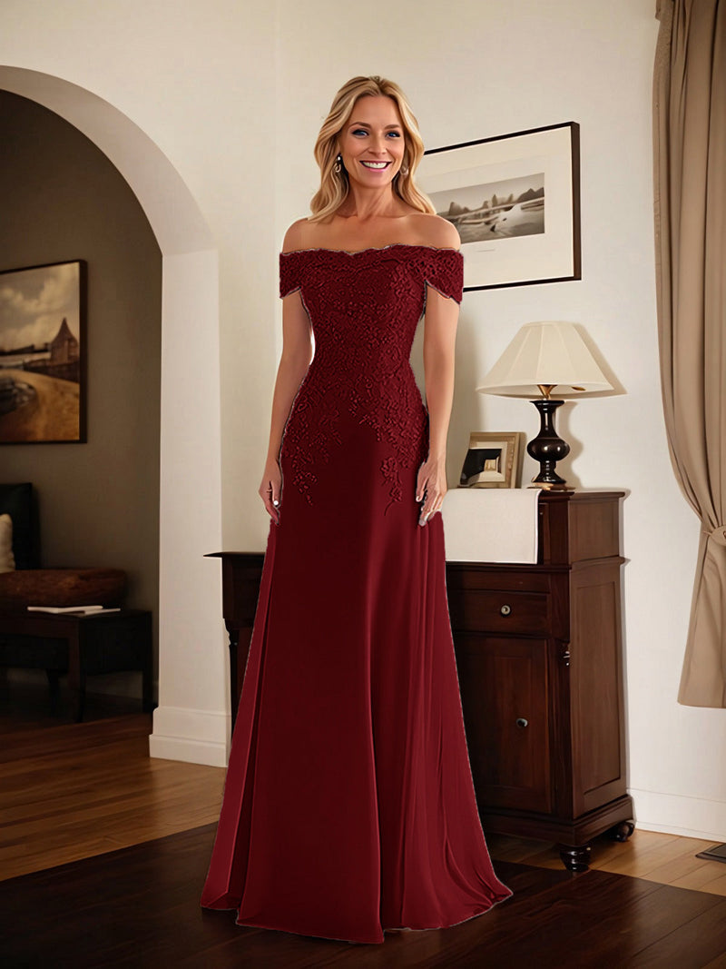 Eallise - Elegant Taupe Lace Dress