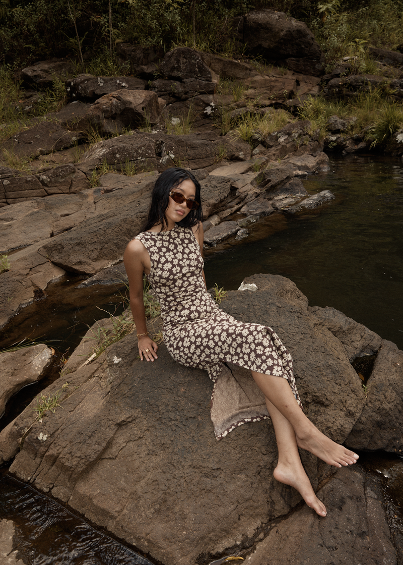 Coral - Astoria Coffee Dress