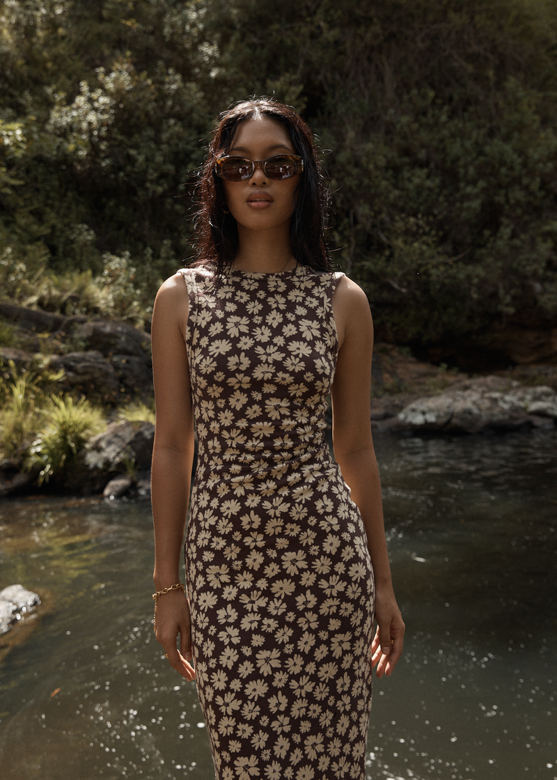 Coral - Astoria Coffee Dress