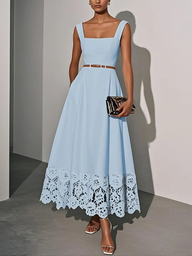 Carllota - Classic Lace Sleeveless Dress