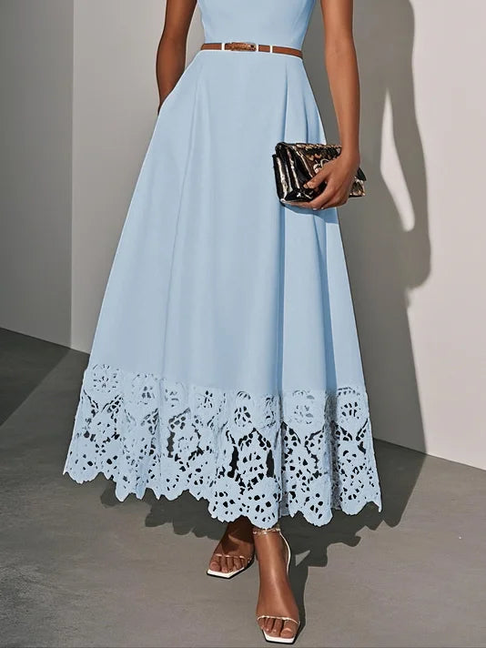 Carllota - Classic Lace Sleeveless Dress