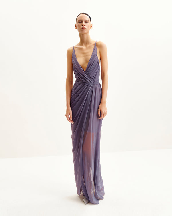 Luna - Flowing Mesh Gown