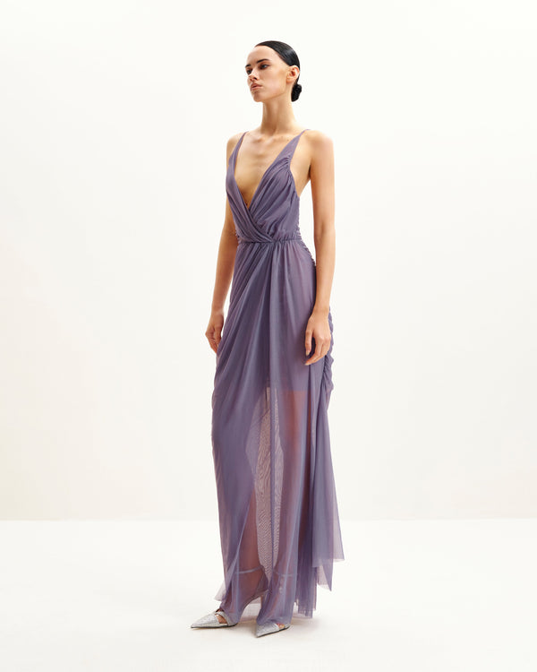 Luna - Flowing Mesh Gown