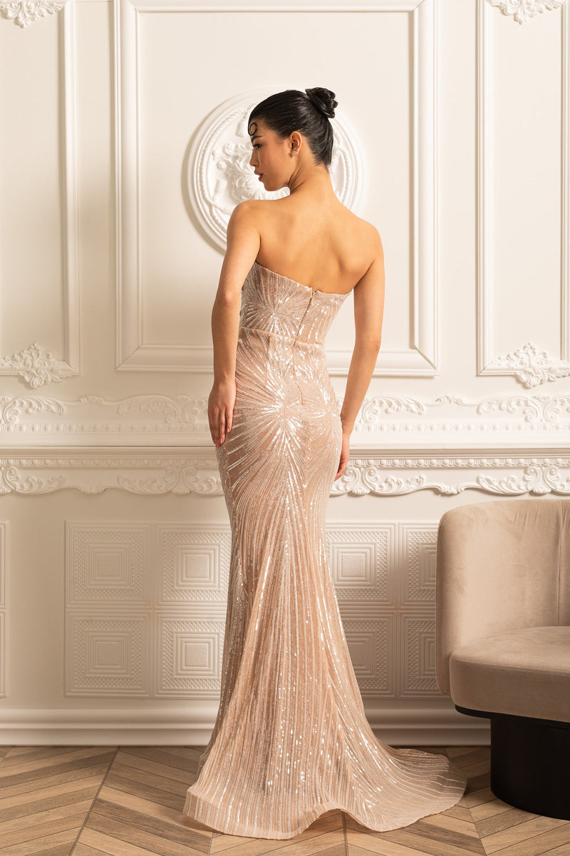 Virelle - Evening Shimmering Sequin Dress
