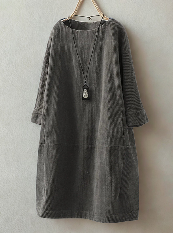 Marivelle - Classic Cord Tunic Dress