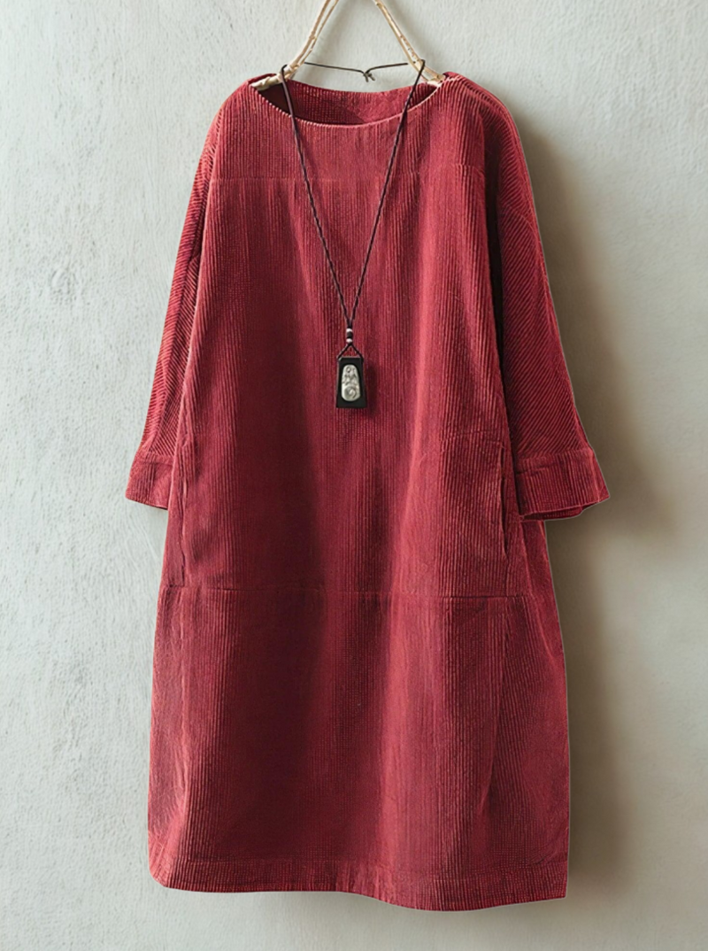 Marivelle - Classic Cord Tunic Dress